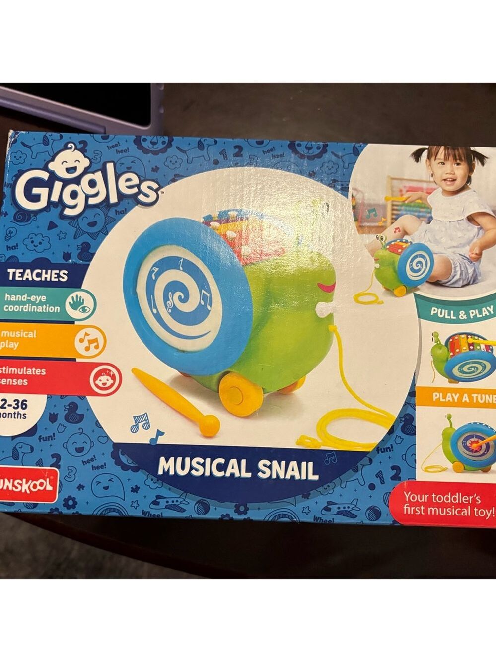 Funskool Giggles Musical Snail, Multi Color